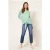 White Stuff Tie Hem Jumper Light Teal