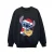 Disney Meisjes Lilo And Stitch Kerstmis Love Biscuit Sweatshirt (Zwart)
