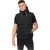Crosshatch Heren Kampleys Geperforeerd Gewatteerd Gilet (Zwart)