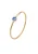 ELLI Ring  blauw / goud