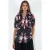 Bloemige Poplin Blouse met Kraag