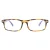 Montana rechthoekige matte Turtle Brown Unisex Vrouwenglazen frames