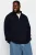 TRENDYOL MAN Heren Donkerblauw Effen Lang Oversized Grote maten Sweatshirts