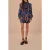 FARM Rio Pietra Floral Black Mini Dress