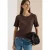 Basic Shirt met geribde textuur