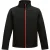 Regatta Opmerkelijk Heren Ablaze Afdrukbaar Softshell-jasje (Zwart/Klassiek Rood)
