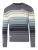 KOROSHI Trui  navy / cyaan blauw / blauw gemêleerd / wit