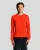 Lyle & Scott Katoenen Merino Ronde Hals Trui – Rood