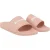 Palm Angels Dames-slippers met één bandje voor bij het zwembad (Roze/Wit)