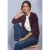 Gebreid vest met ronde hals