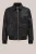 WE Fashion – Heren leren jack – Regular fit – Zwart – Geitenleer –