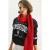 Geprinte Geribde Ronde Hals Sweater