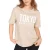 Blank Essentials Dames/Dames Tokyo T-Shirt (Zomerzand)