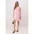 TRENDYOLMİLLA Dames Roze Effen Kort / Mini Mouwloos A-lijn Jurken
