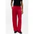 OBJECT straight regular waist casual broek met linnen rood