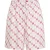 Karl Lagerfeld Linen Shorts White/red