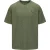 Everlast Heren borst Logo T-Shirt (Kaki gemêleerd)