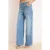 TRENDYOLMİLLA Dames Blauw Effen Wijde pijp Hoge taille Jeans