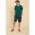 White Stuff Jacquard Stripe Polo Teal