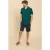 White Stuff Jacquard Stripe Polo Teal