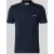REVIEW slim fit poloshirt met labelstitching