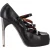 Lanvin 2009 Lanvin Paris Escarpin Strap Pumps in Zwart Leer