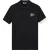 Malelions Men Captain Polo | Black/Light Green