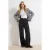 TRENDYOLMİLLA Dames Zwart Effen Wijde pijp Hoge taille Jeans