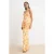 TRENDYOLMİLLA Dames Geel Bloemen Maxi Mouwloos Diploma-uitreiking / Gala Recht Avond & Gala Jurk