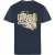 Cavalli Class Slashed Tiger Print Bold Logo Navy T-Shirt