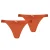 Puma Dames Effen Tanga (Verpakking van 2) (Vlam Oranje)