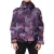 Geprinte Shell Jacket Paarse Camouflage