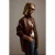 TRENDYOLMİLLA Dames Bruin Effen Oversized Jassen