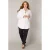 Base Level Curvy blouse wit
