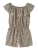 NAME IT Overall  sand / zwart / natuurwit