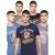 Crosshatch Heren Jerome Assorted Designs T-shirt (Set van 5) (Veelkleurig)