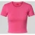 HUGO Kort T-shirt met labelstitching