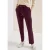 Cecil Dames Mid Waist Slim Legs broek in casual fit in Rood