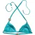 Driehoek Bikini Top Turquoise