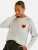 love & roses Trui  grijs / rood / zwart