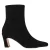 Steve Madden suède enkellaarzen met hak – zwart