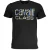 Cavalli Class Slangenhuid Dikke Logo Zwart T-shirt