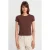 Dames Slim Fit Katoenen Rondhals T-Shirt