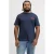 JACK & JONES PLUS SIZE regular fit T-shirt met logo – donkerblauw