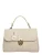 Roberta M Beige Rundleer Tas