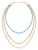 Breil Ketting  lichtblauw / goud