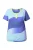 Ulla Popken Shirt  navy / lichtblauw / neongroen / lila