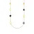 Luxeketting met Blauw Lak 18k goud afwerking – Talyu