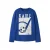 NAME IT KIDS rechtvallende longsleeve met print – blauw