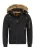 INDICODE JEANS Winterjas ‘Pennington’  zwart